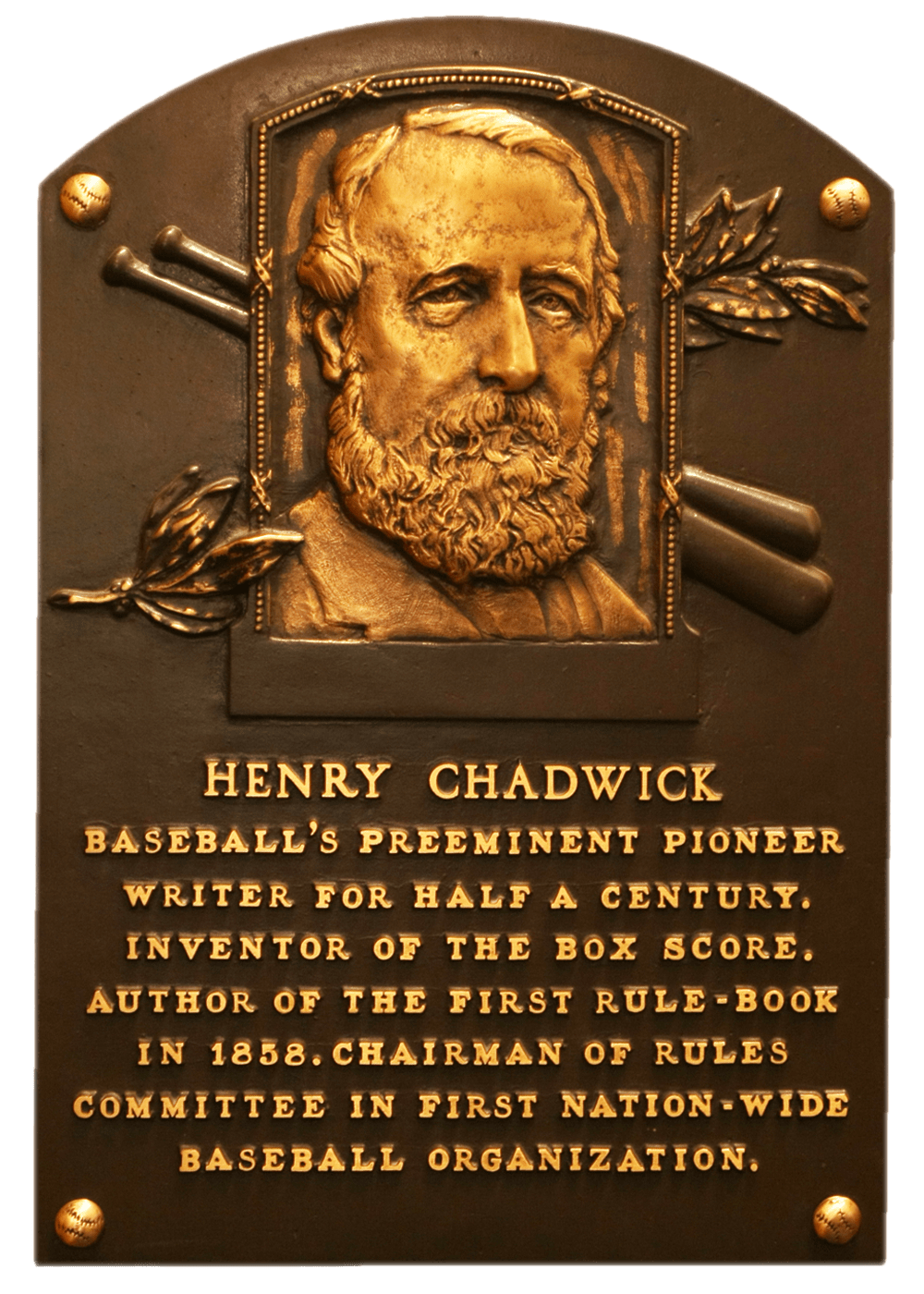 Chadwick, Henry Baseball Hall of Fame
